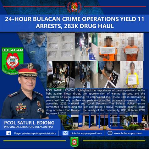 Bulacan police to continue fight vs. illegal drugs.